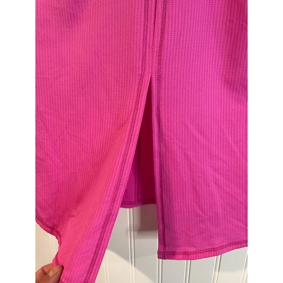 Lucky In Love Pink Mesh Racerback Tank Top Womens Size 4-6 - Picture 4 of 8